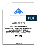 MTD Calculations