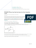 Simulation Shows How Real Op Amps Can Drive Capacitive Loads