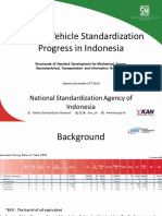 Electric Vehicle Standardization Progress in Indonesia