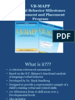 Dokumen - Tips VB Mapp Verbal Behavior Milestones Assessment and Placement Program