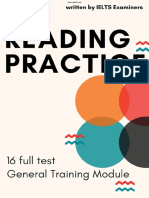 READING PRACTICE Written by IELTS Examiners 16 Full Test General Training Module