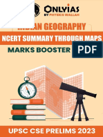 Indian Geography NCERT Summary Through Maps Updated - PDF Only