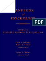 Handbook of Psychology - V2 - Cap 4 y 5