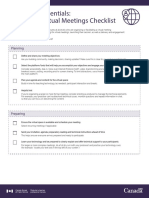 Meeting Checklist Eng