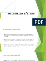 Multimedia Systems-L1