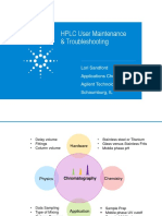 HPLC User Maintenance and Troubleshooting