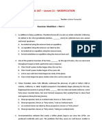 DIGITAL SAT - EM - WRITING - 11 Modification - Grammar