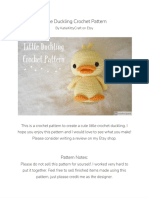 LittleDucklingCrochetPattern KatieKittyCraft