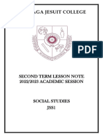 GJC - Note - 2 - Social Studies - JSS 1 Approved