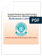 Mathematics Lab SOP