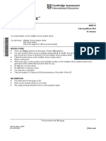 Cambridge IGCSE: Physics 0625/12