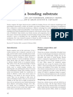 Dentin As A Bonding Substrate