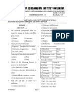 JR Aiims S60 Neet Weekend Test - 11 Paper (19-09-2022)