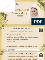 Consecration To Mama Mary Prayer - AGW 2023