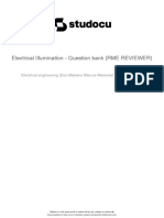 Electrical Illumination Question Bank Rme Reviewer