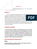 Model: To The "Course Registration System" With Various UML (Unified Modeling Language) Diagrams