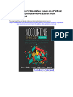 Accounting Theory Conceptual Issues in A Political and Economic Environment 9th Edition Wolk Solutions Manual