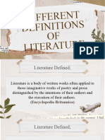 PhilLit Lesson2 Different Definitions of Literature Its Essence and Significance