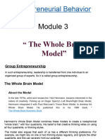 Module 3 - The Whole Brain Model