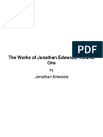 Works of Jonathan Edwards - Volume One