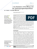 In Vitro and in Vivo of Safety and Efficacy Og HPMC