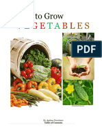 Book. How To Grow Vegetables