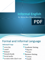 Informal Language