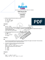 Cbse Board 10march Class 12 Chemistry Question Paper With Solutions 2023