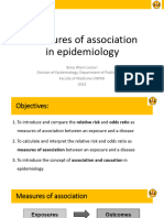 Measuring of Association in Epidemiology