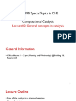 Lecture 2 - Introduction To Catalysis