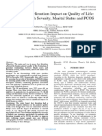 Assessment of Hirsutism Impact On Quality of Life: Association With Severity, Marital Status and PCOS