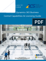 Dynamics 365 Business Central Capabilities Guide