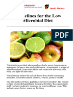 Low Microbial Diet Booklet