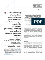 Ultrasound Processing For Food and Algae