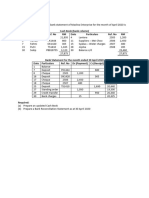 Class Exercise - Bank Reconciliation