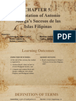 Annotation of Antonio Morga Sucesos de Las Islas Filipinas