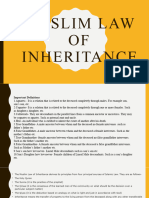 Muslim Law of Inheritance