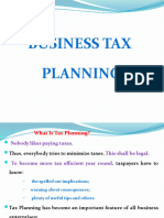 Tax Planning