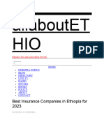Nile Insurance Data