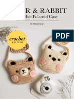 PatternPolaroidCase BearandRabbit