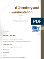 Lecture 1. Introduction To Various Analytical Techniques