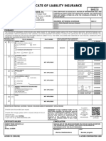 Certificate of Liability Insurance: 17w045 Hodges Road Oakbrook Terrace, IL-60181 PH: 630-786-9971 Fax: 630-495-6039