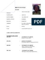 DR - Susan Murage CV