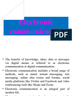 Electronic Communication