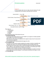 C, Embedded Linux, LDD Interview Questions: 1. Explain About Compilation Process in C