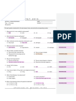 (USTET 2015) Science Proficiency