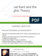 Kant and Rights Theory 1st Sem 2023 2024