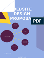 Web Site Design Proposal