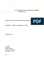 Technical Proposal To Provide Finacial Training For YNSD - YCI Project Finacial Staffs