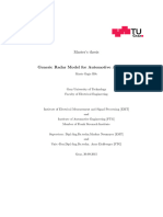 Generic Radar Model For Automotive Applications